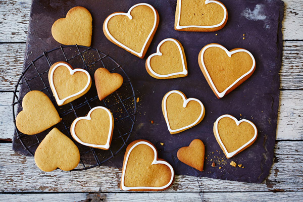 Gingerbread Heart Cookies