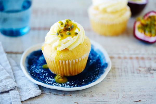 Lemon and Passionfruit Cupcakes