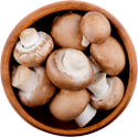 Swiss brown mushrooms