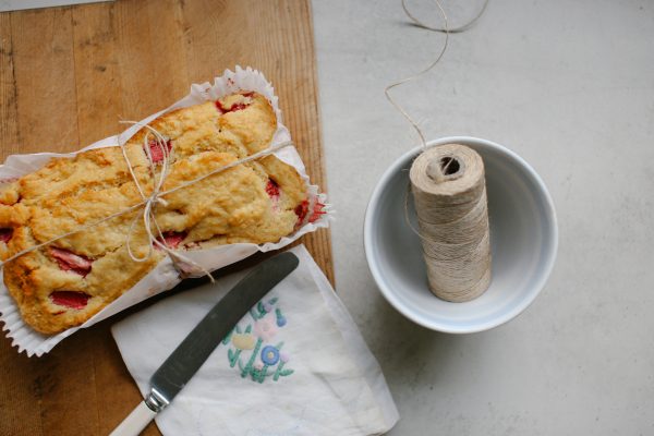 Coconut Strawberry Loaf