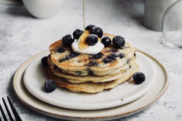 Muscle Building Blueberry Pancakes