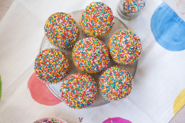 Funfetti Freckles Cupcakes