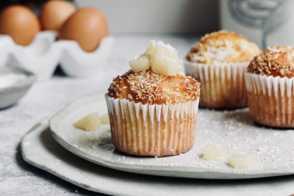 Pear & Coconut  Muffins