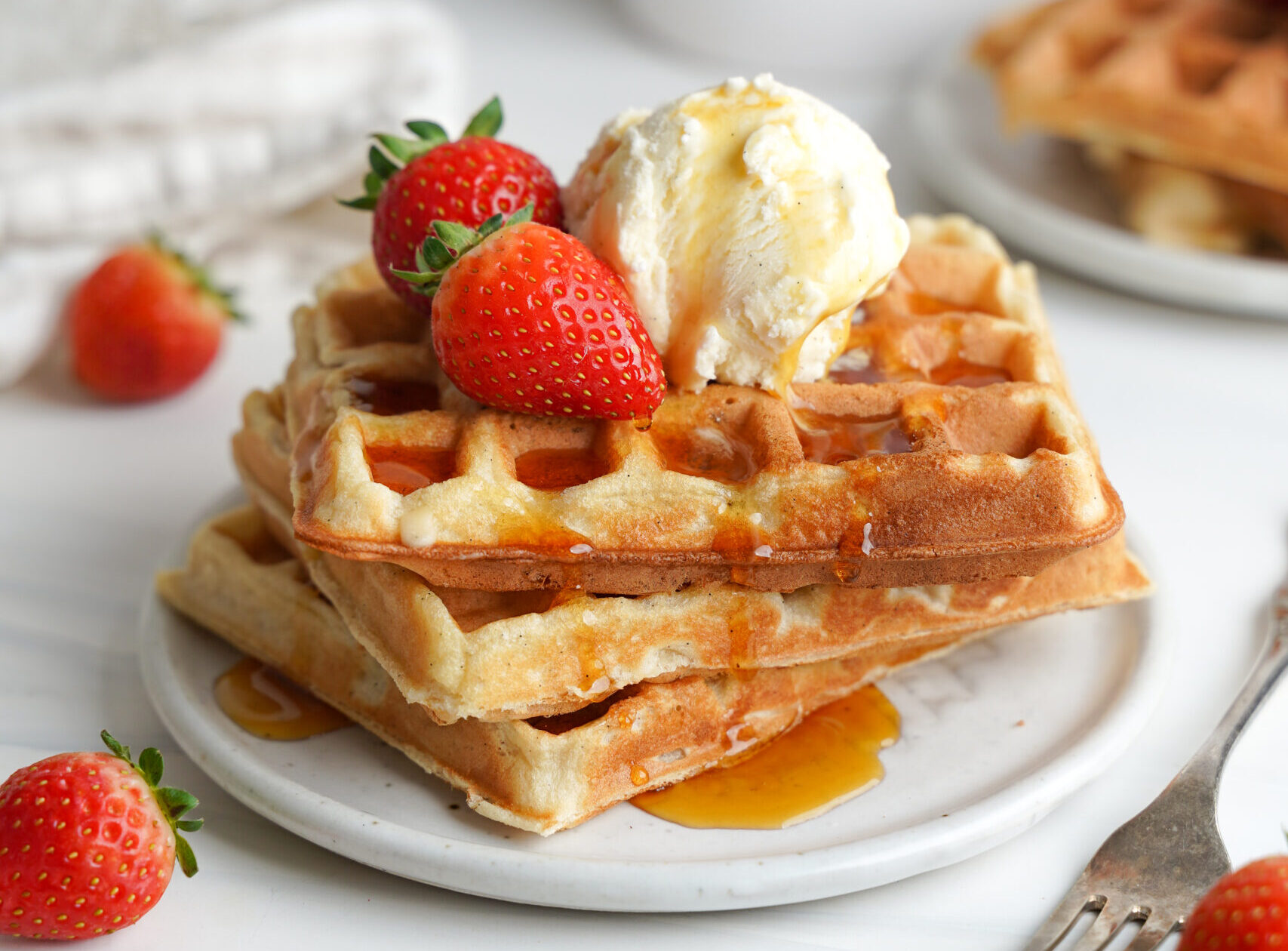 Protein Waffles - The Healthy Baker